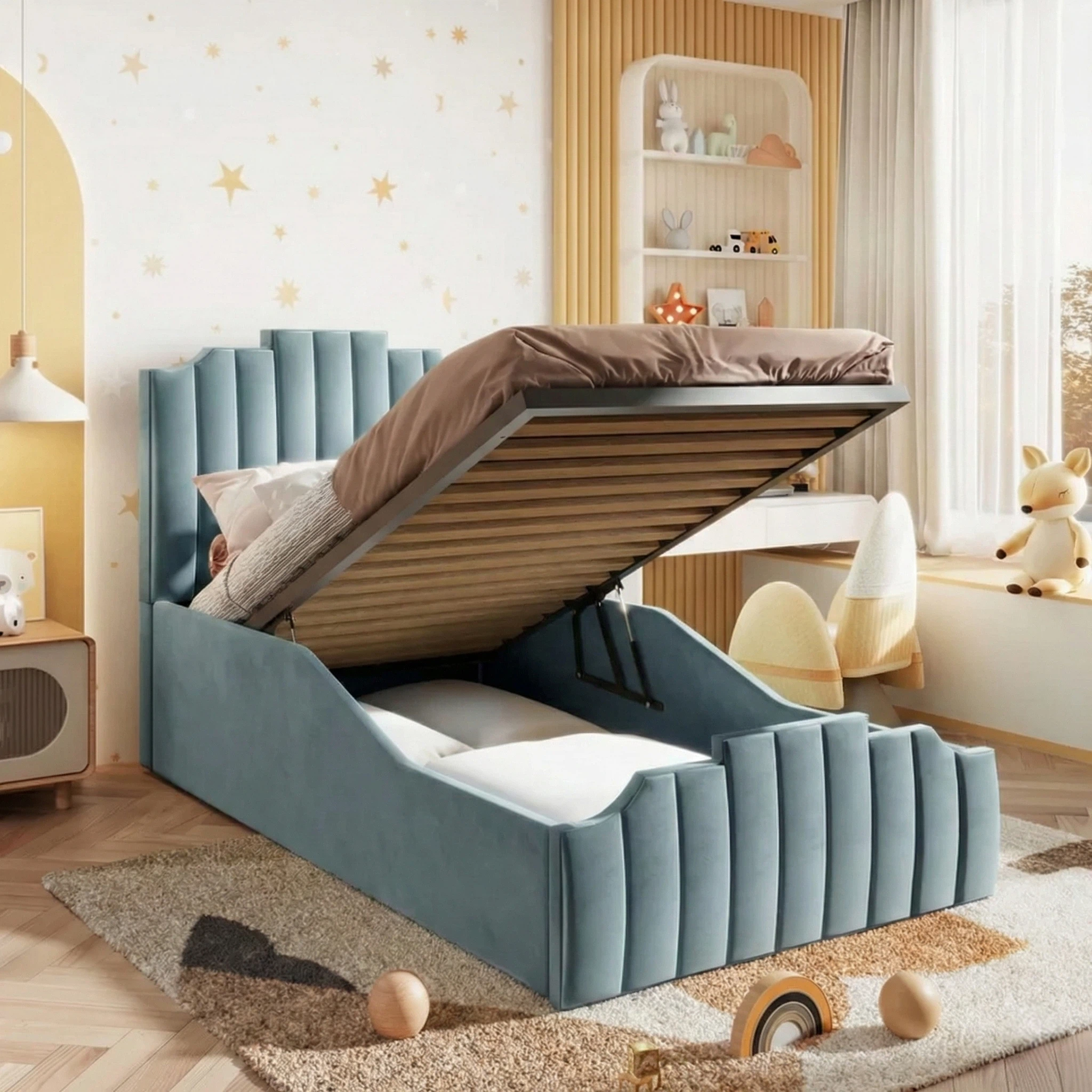 Plush Velvet Ice Blue