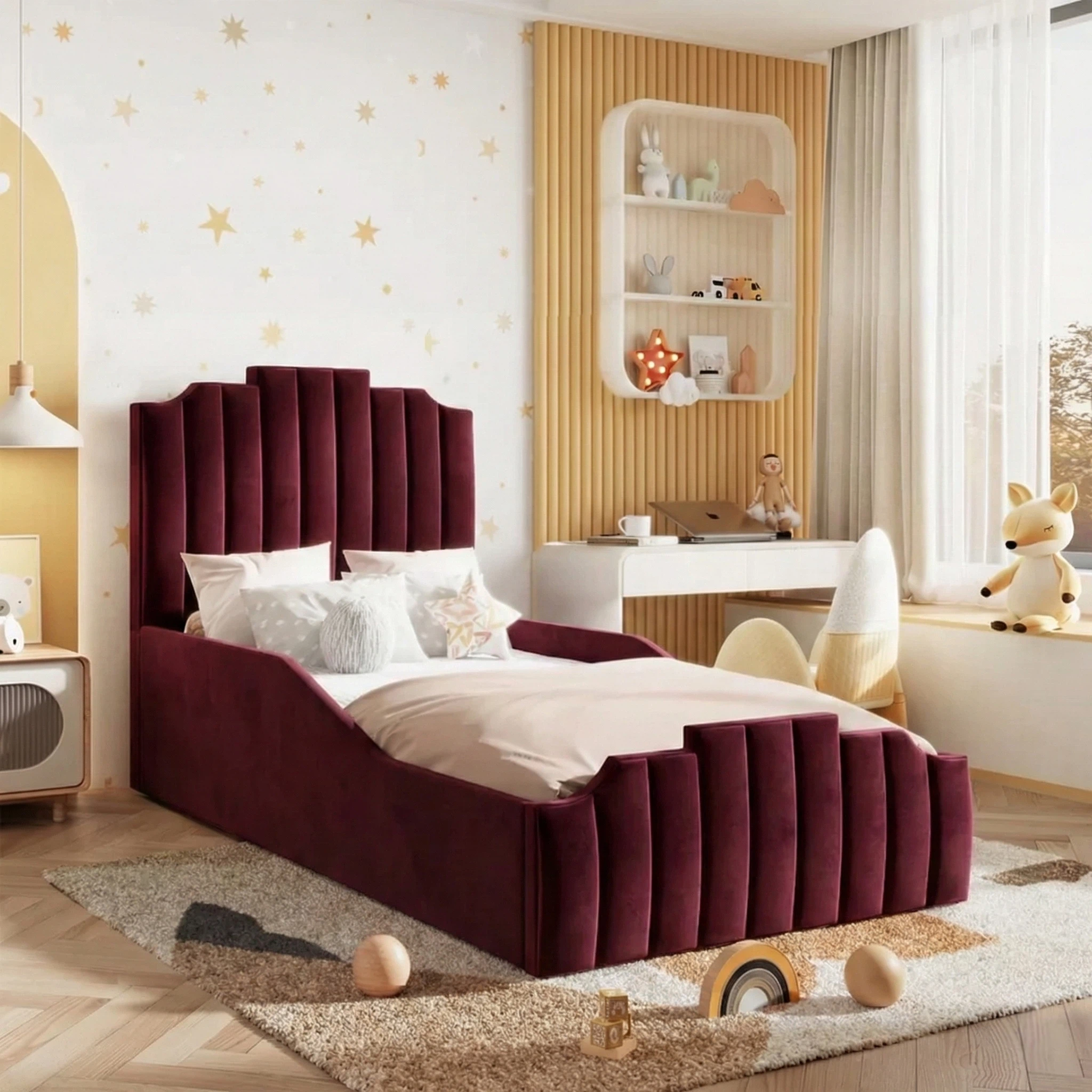 Plush Velvet Burgundy