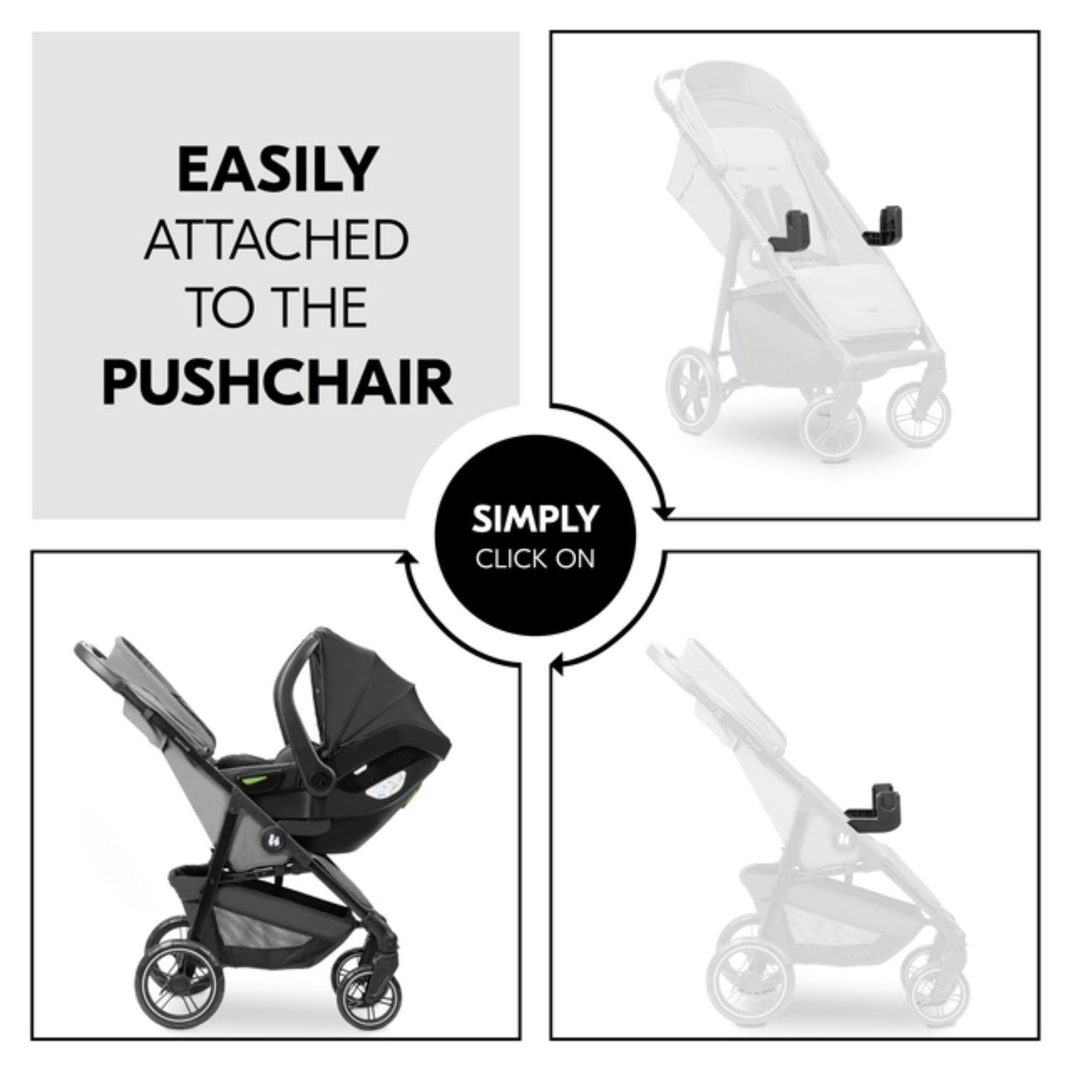 Hauck Shop N Care Car Seat Adaptor - Universal
