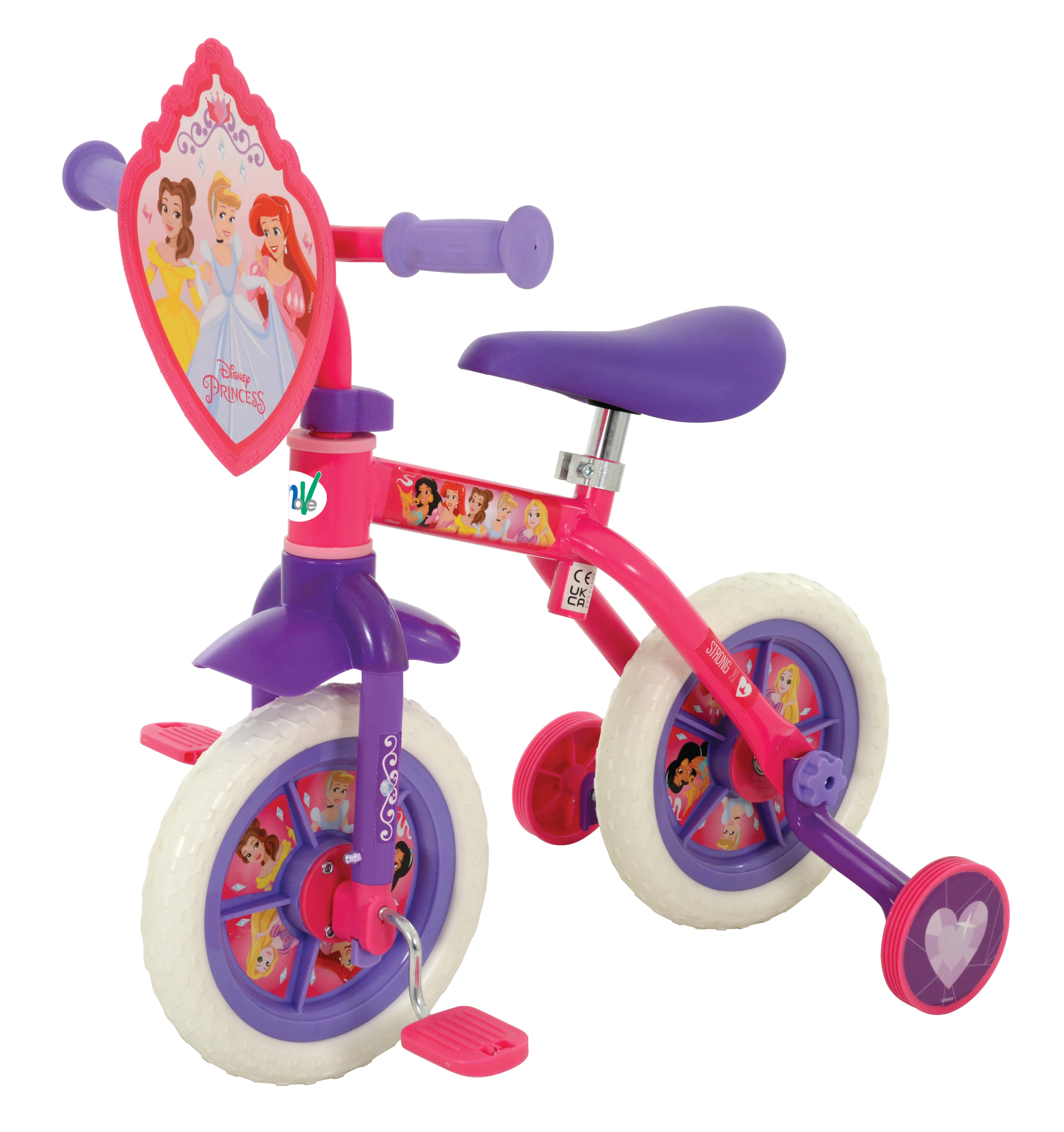 Alami Disney Princess 2-in-1 10" Training Bike [EX-DISPLAY]