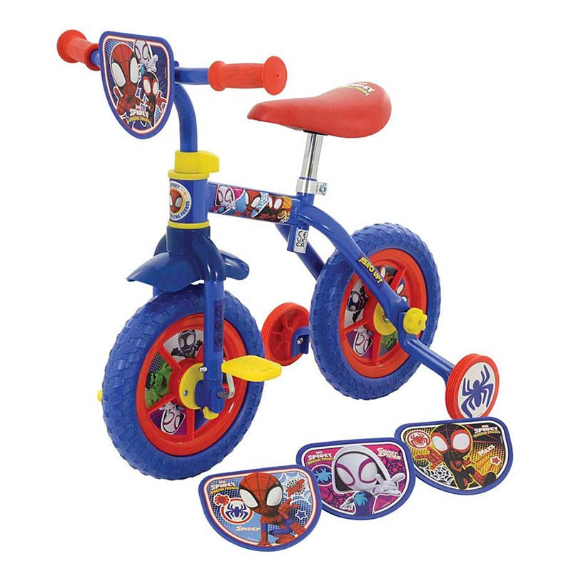 Alami Spidey and his Amazing Friends Switch It Multi Character 2 in 1 Training Bike
