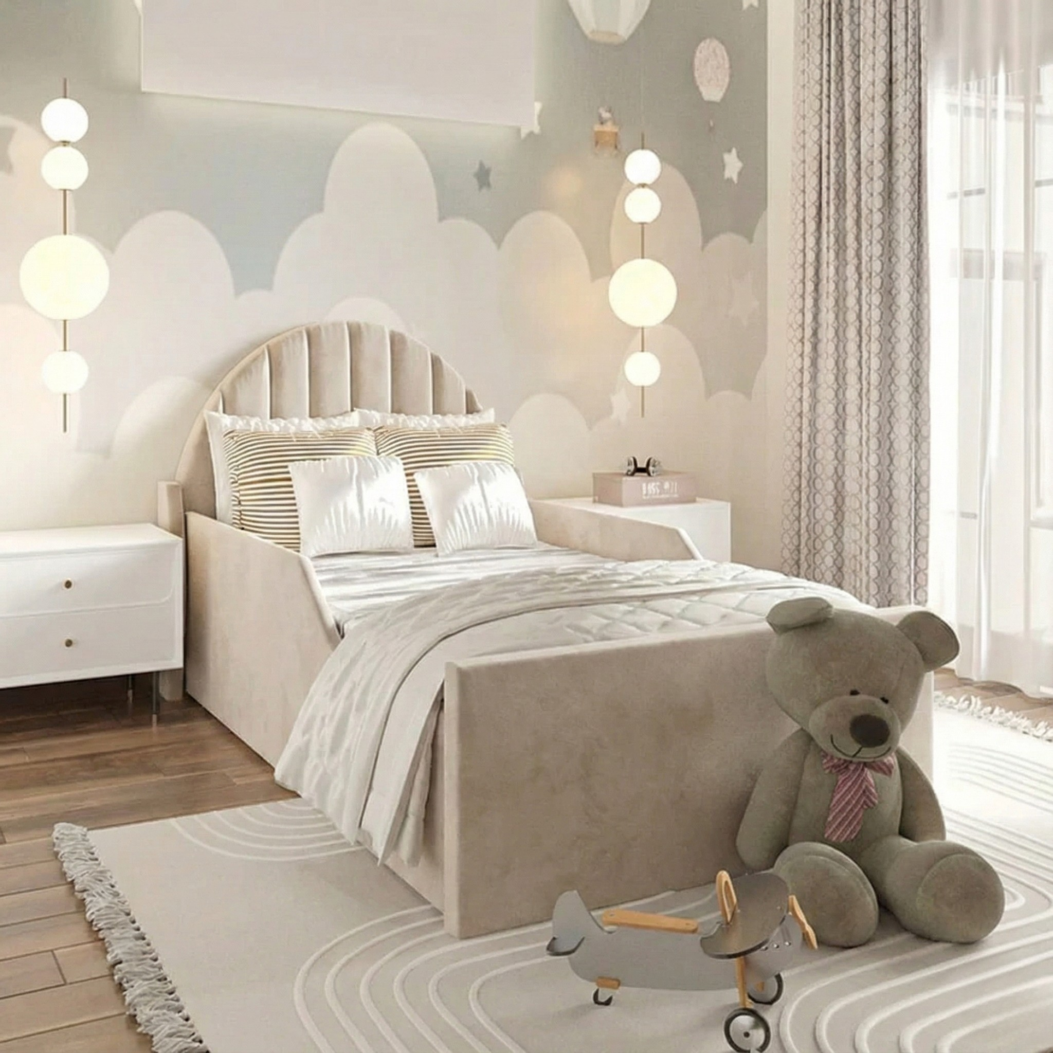 Plush Velvet Ivory