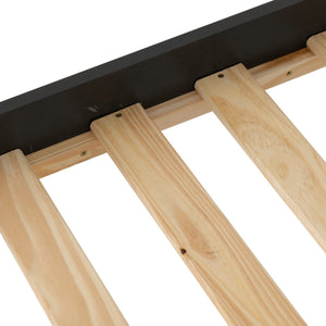 Monaco 3FT Bed High Foot End - Grey/Oak Effect