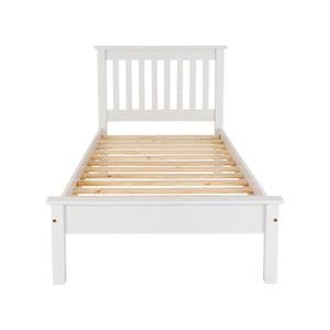 Monaco 3FT Bed Low Foot End - White