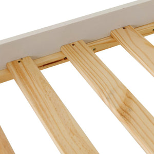 Monaco 4FT Bed High Foot End - White