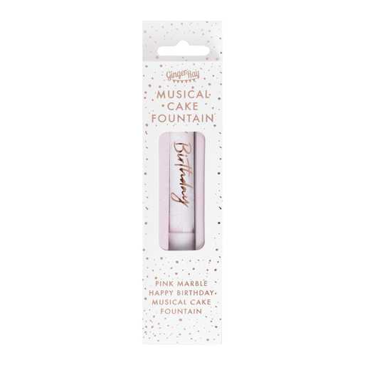 Musical Happy Birthday Sparkler Candle Fountain Babyfair Ltd