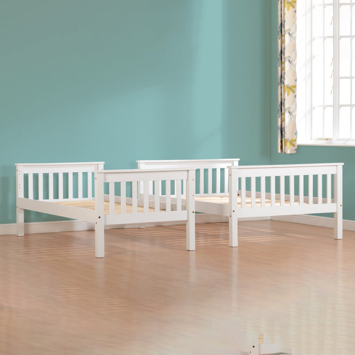 Neptune Triple Sleeper Bunk Bed - White