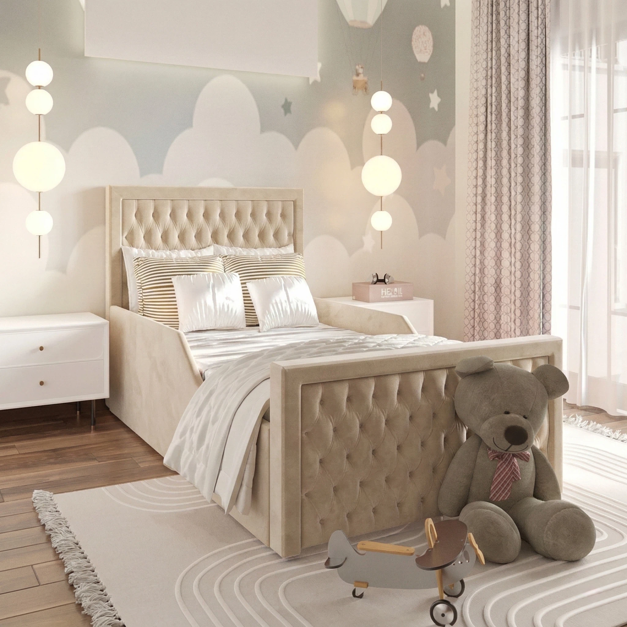 Plush Velvet Ivory