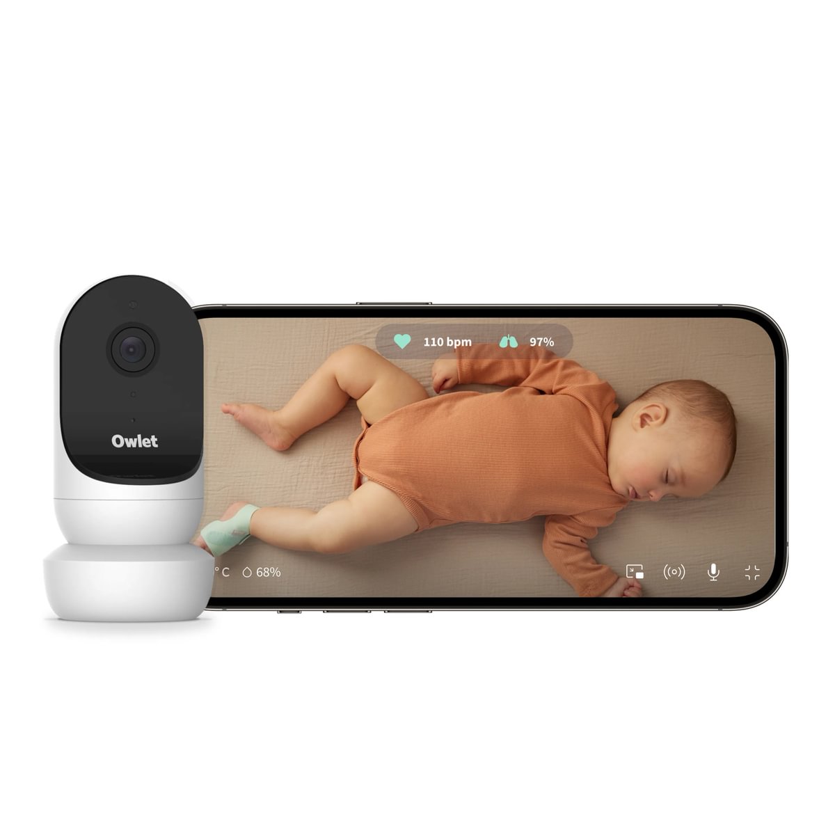 Owlet Cam 2 Baby Monitor - White
