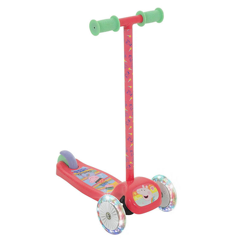 Peppa Pig Tilt N Turn Scooter with LED Lights