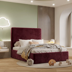 Plush Velvet Burgundy