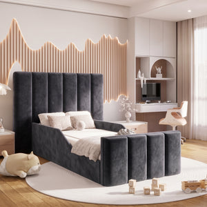 Plush Velvet Charcoal 