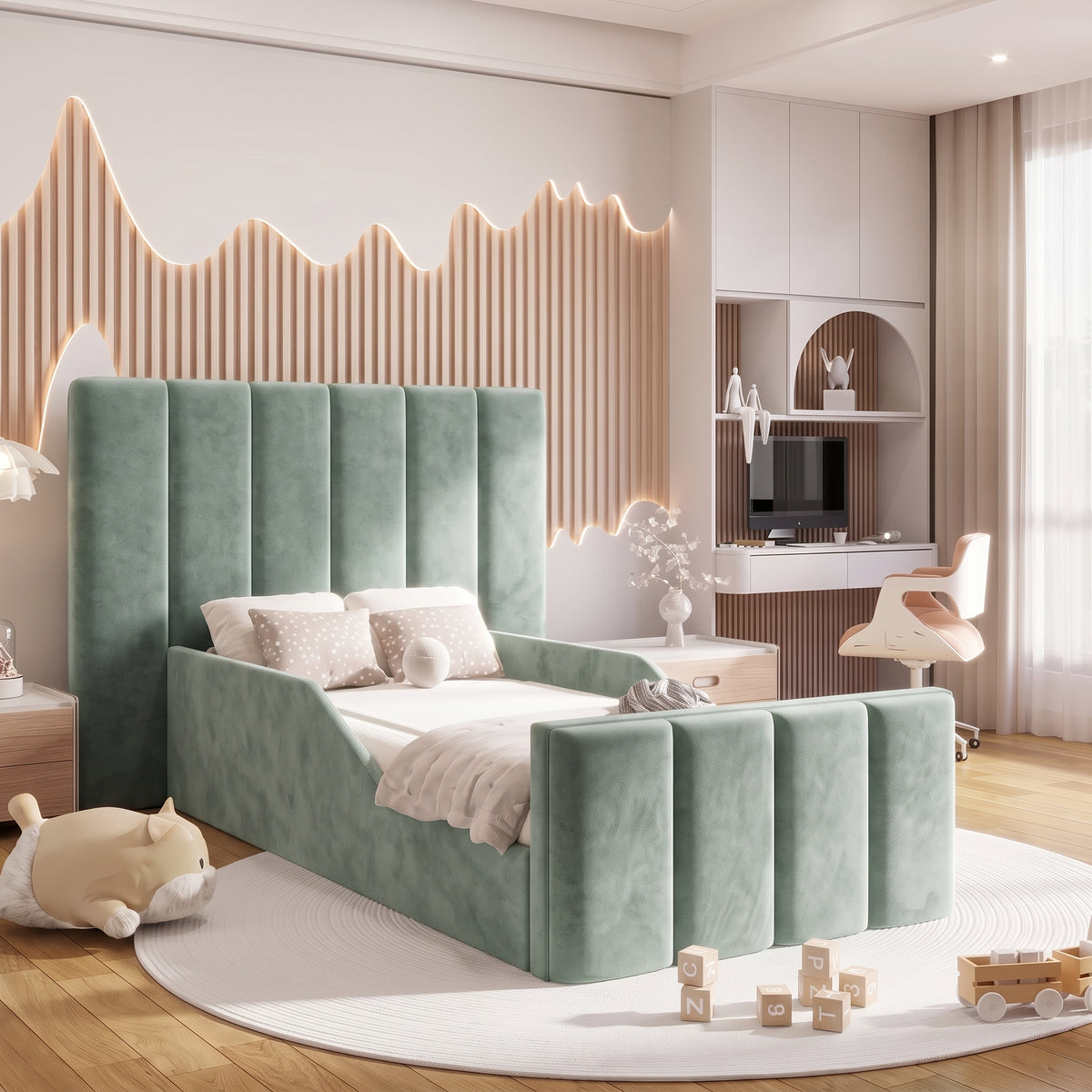 Plush Velvet Seafoam