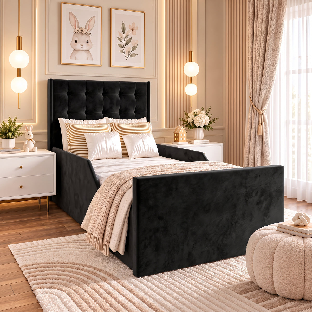 Plush Velvet Black