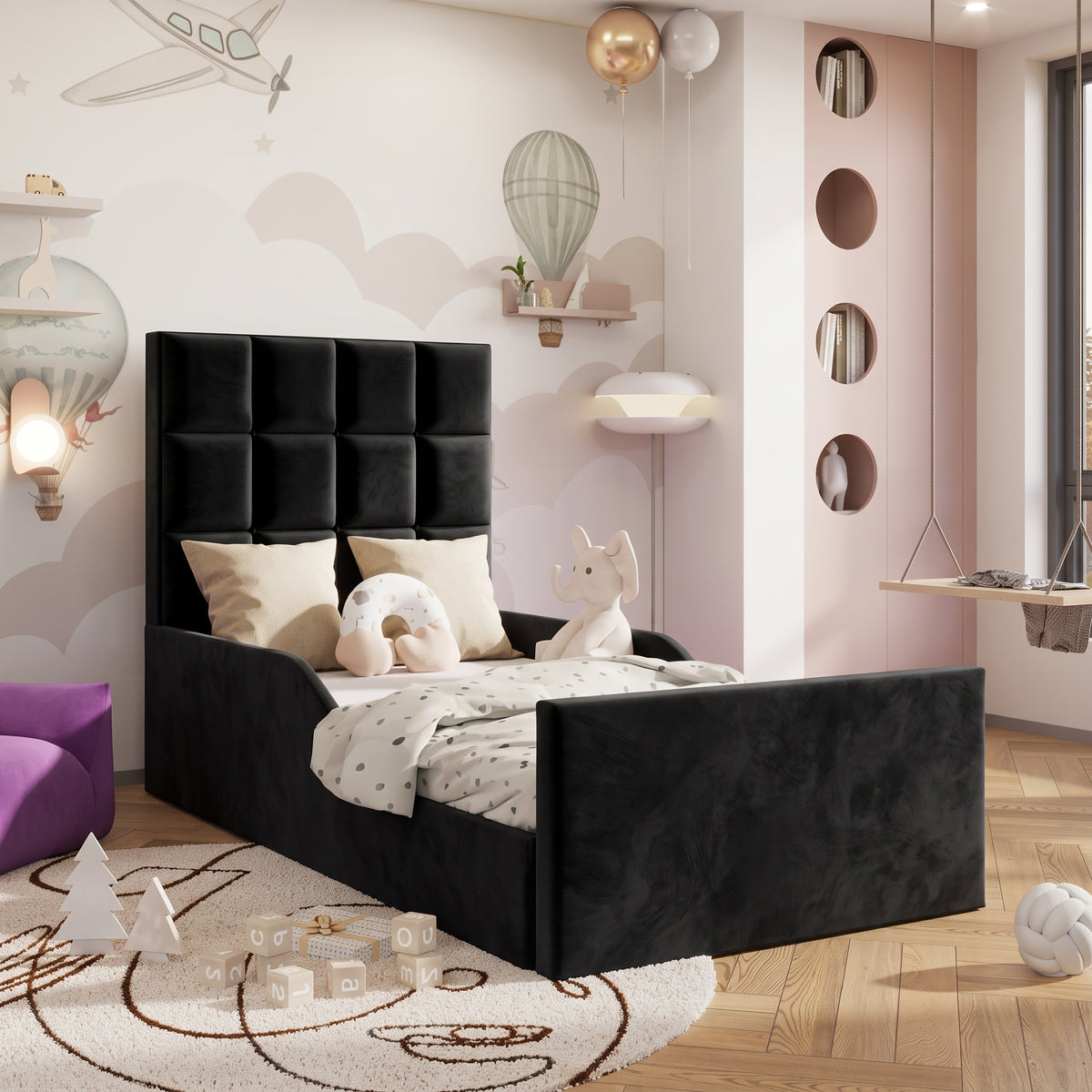 Plush Velvet Black