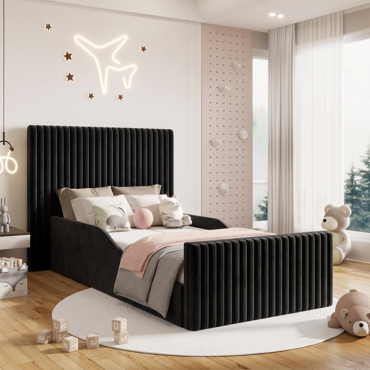 Plush Velvet Black