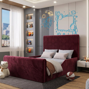 Plush Velvet Burgundy