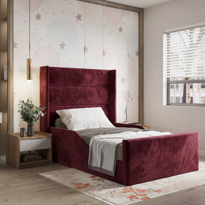 Plush Velvet Burgundy