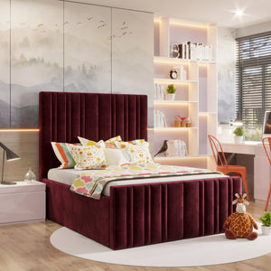 Plush Velvet Burgundy