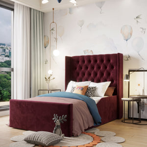Plush Velvet Burgundy