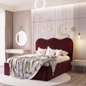 Plush Velvet Burgundy