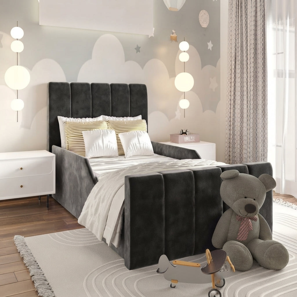 Plush Velvet Charcoal