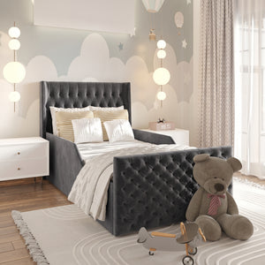 Plush Velvet Charcoal