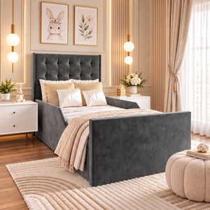 Plush Velvet Charcoal
