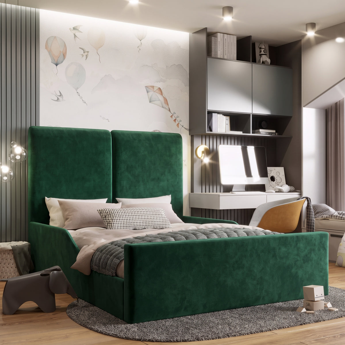 Plush Velvet Green