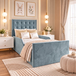 Plush Velvet Ice Blue