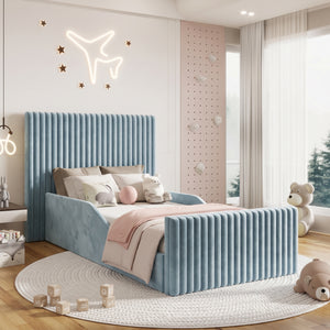 Plush Velvet Ice Blue