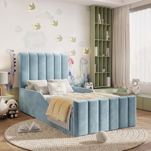 Plush Velvet Ice Blue