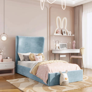 Plush Velvet Ice Blue