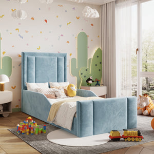 Plush Velvet Ice Blue