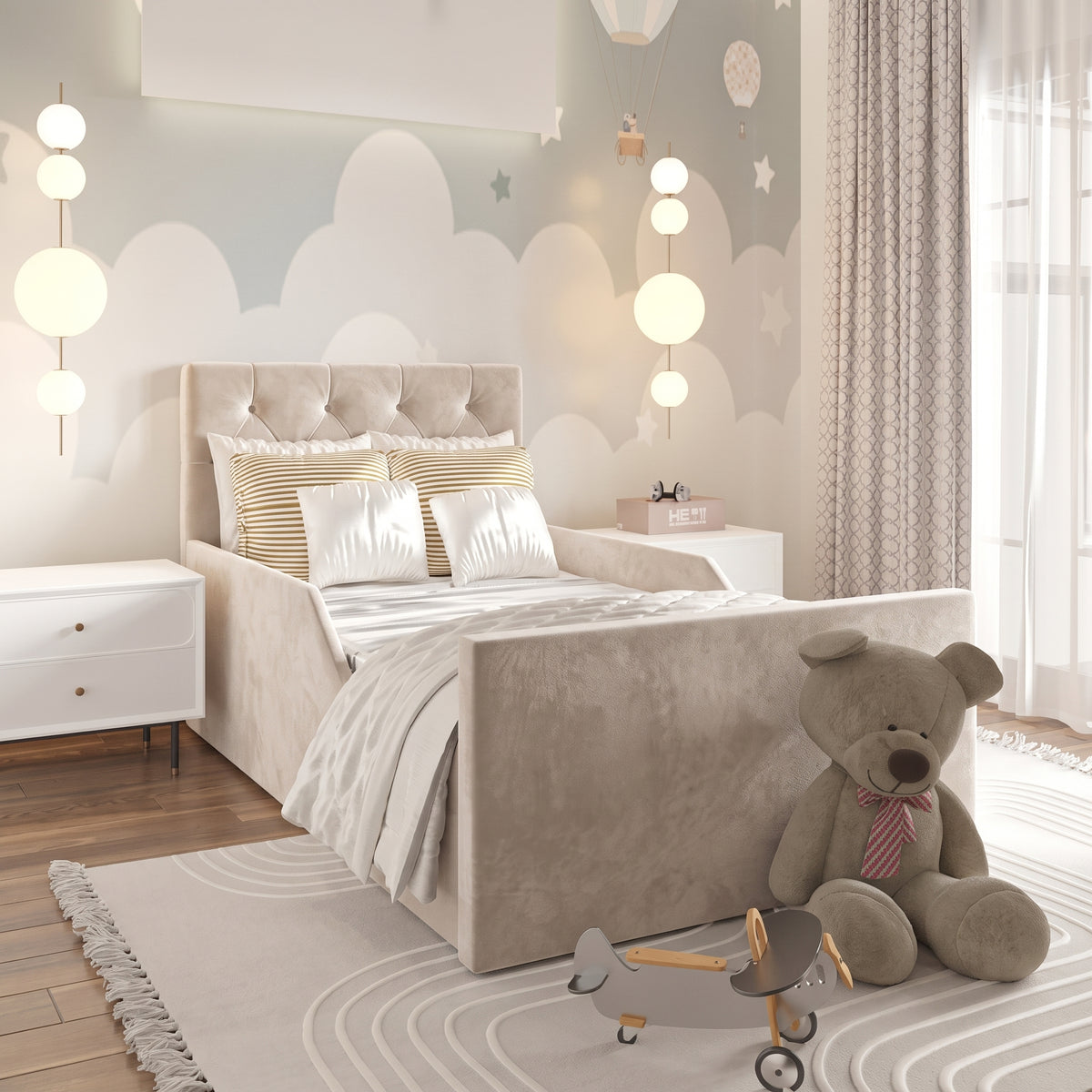 Plush Velvet Ivory