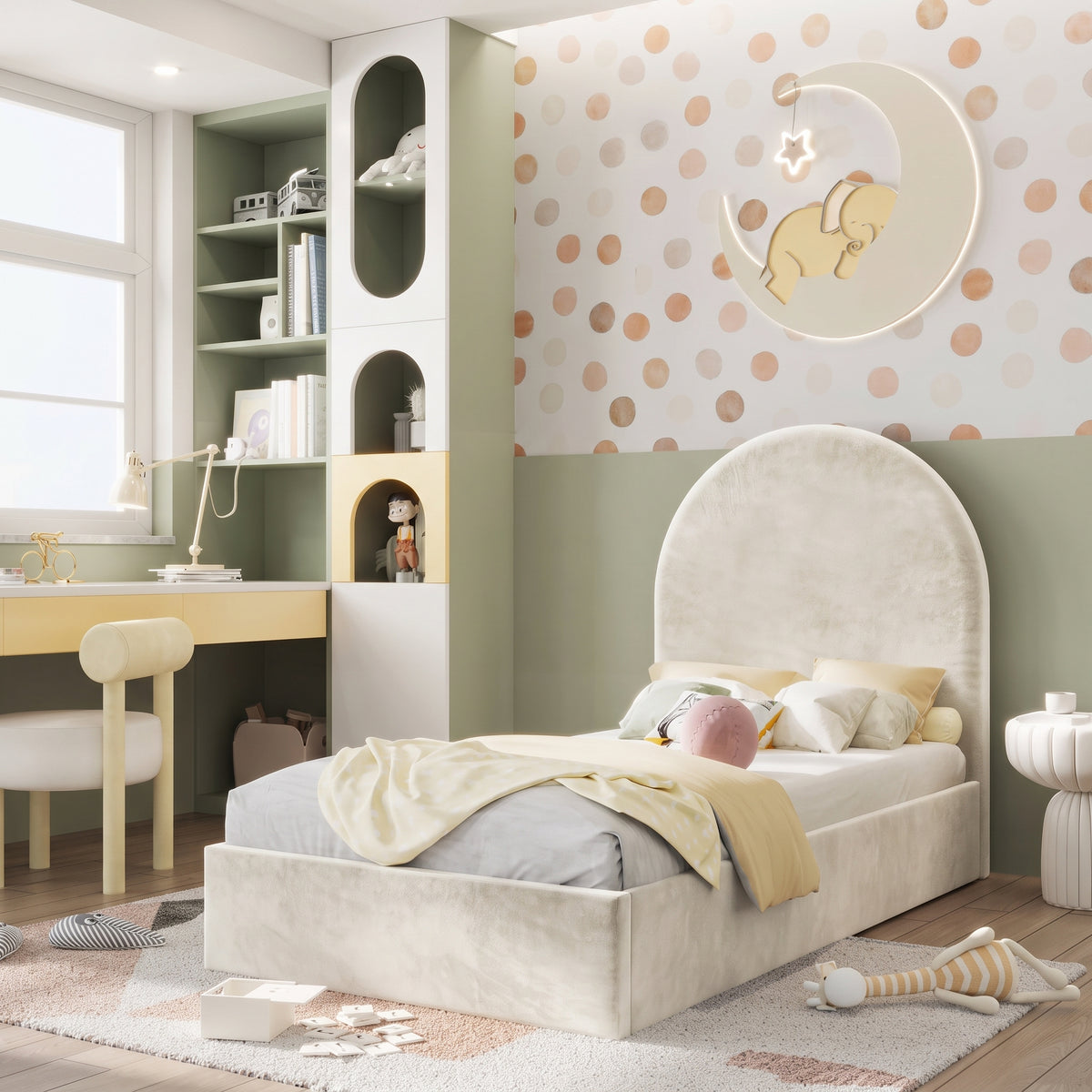 Plush Velvet Ivory