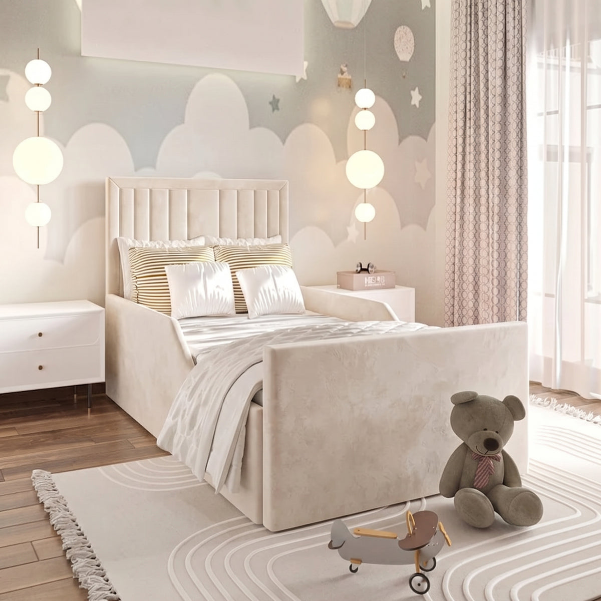 Plush Velvet Ivory