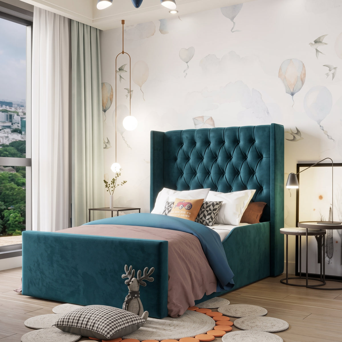 Plush Velvet Midnight Blue