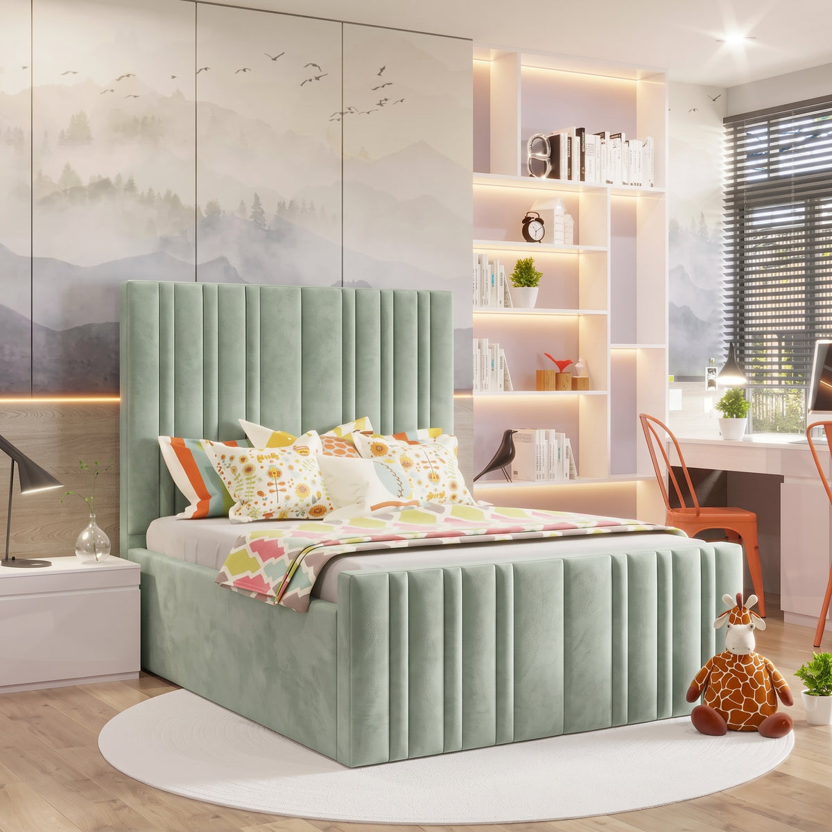 Plush Velvet Seafoam