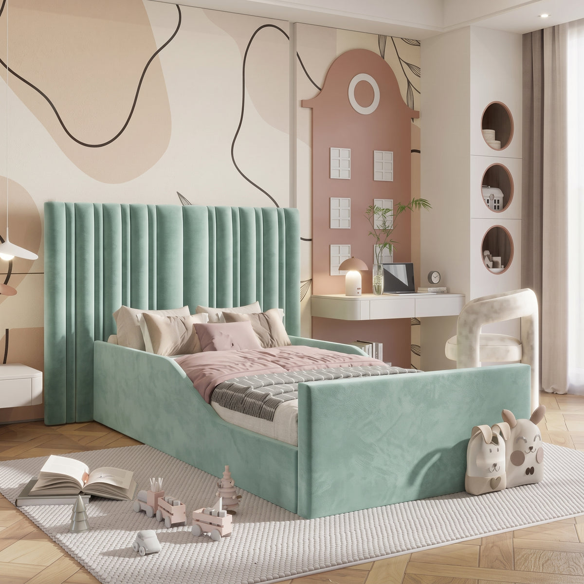 Plush Velvet Seafoam