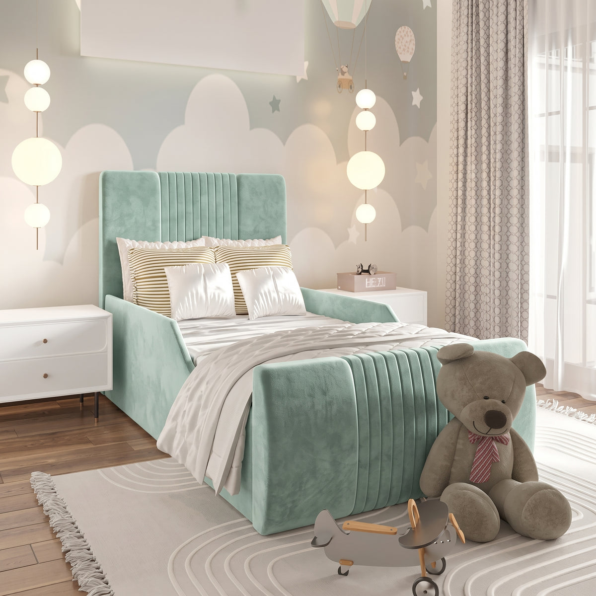 Plush Velvet Seafoam