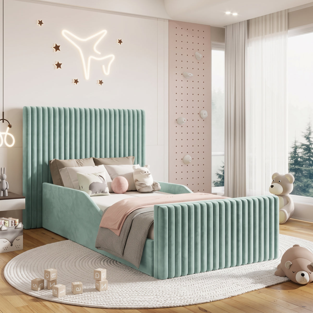 Plush Velvet Seafoam