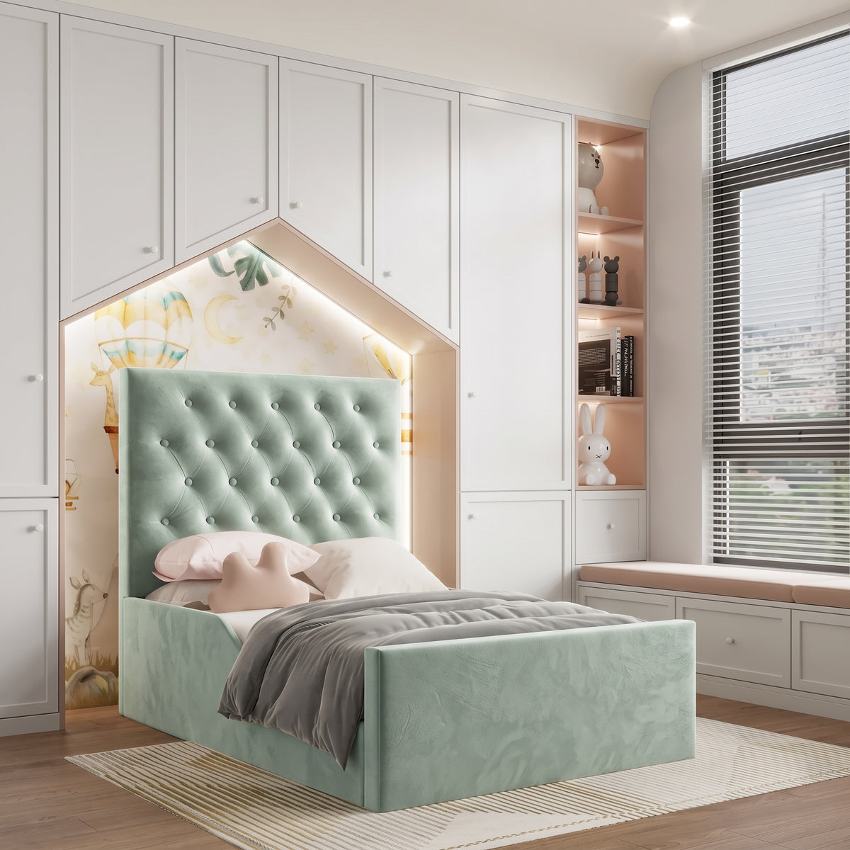 Plush Velvet Seafoam