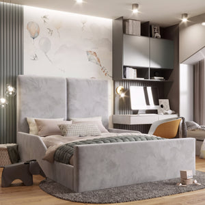 Plush Velvet Silver