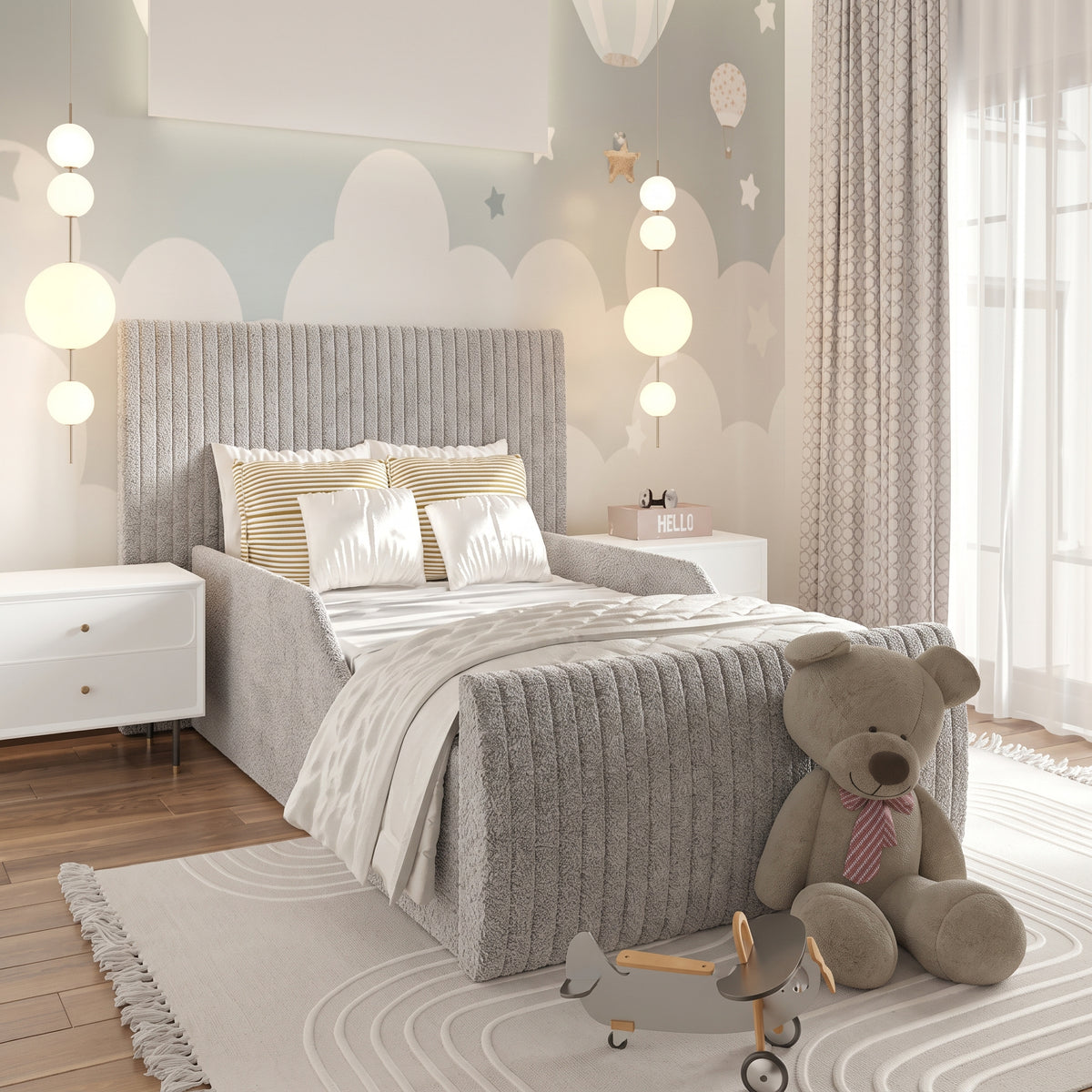 Plush Velvet Silver