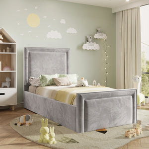 Plush Velvet Silver