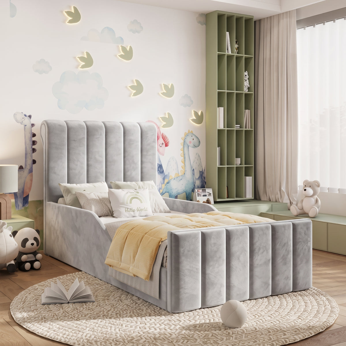 Plush Velvet Silver