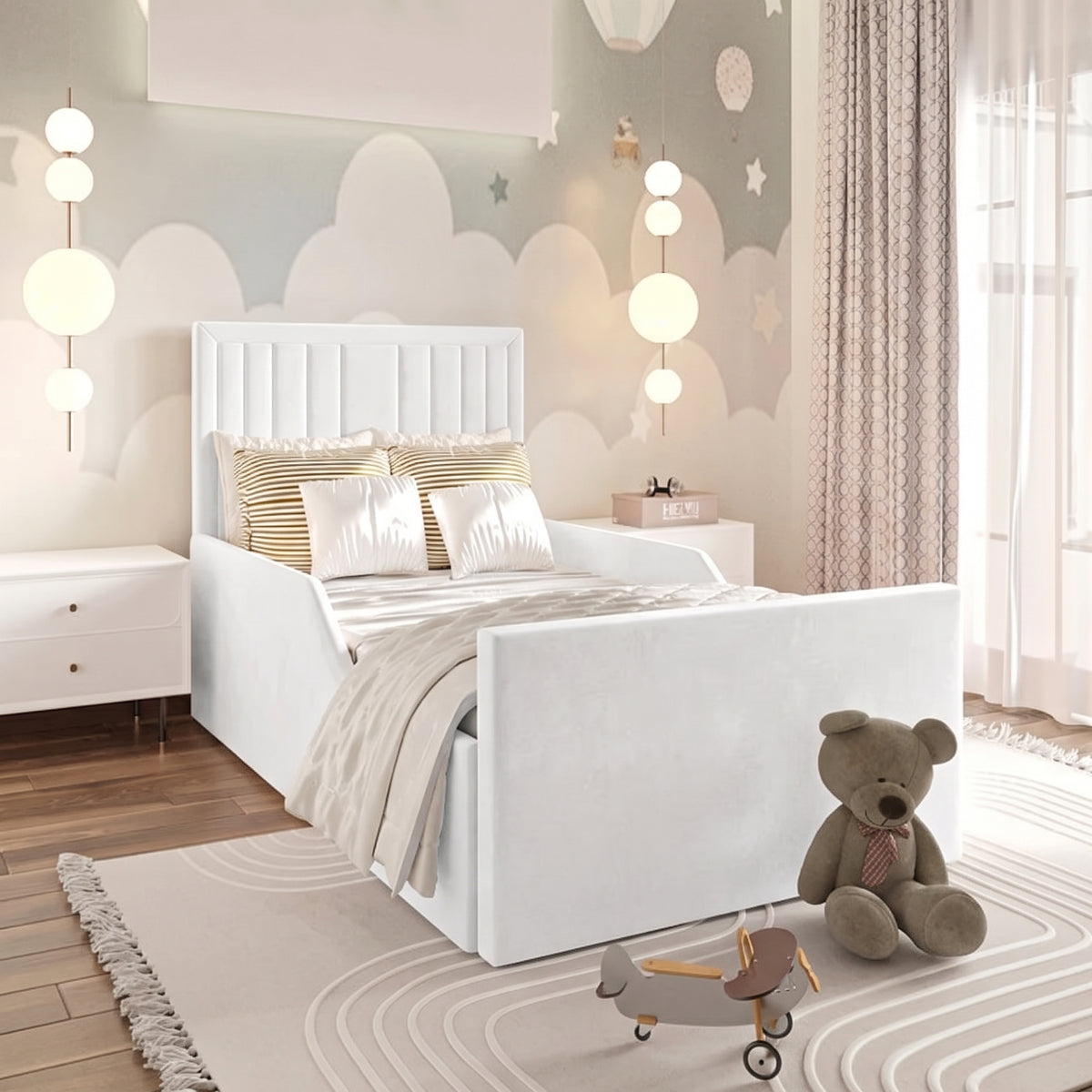 Plush Velvet White