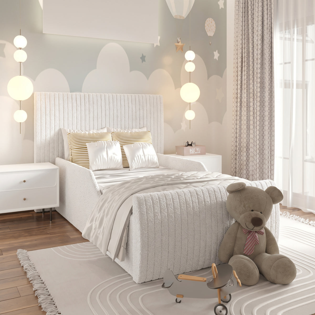 Plush Velvet White