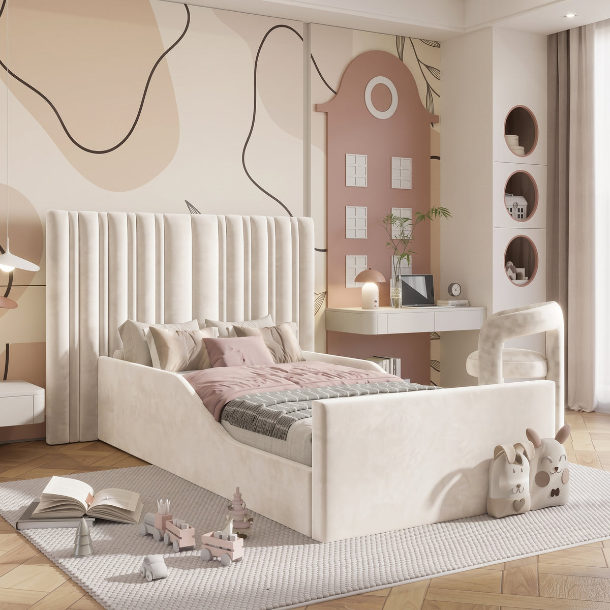 Plush Velvet White